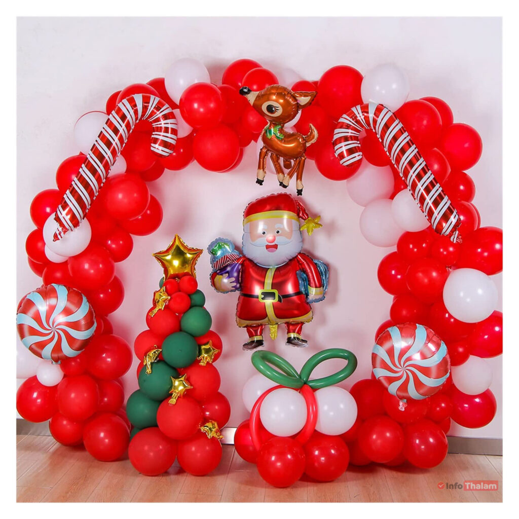 Christmas Balloon Decoration Ideas
