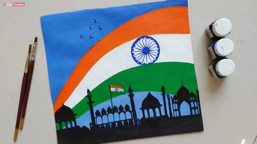 Painting Republic Day Drawing
