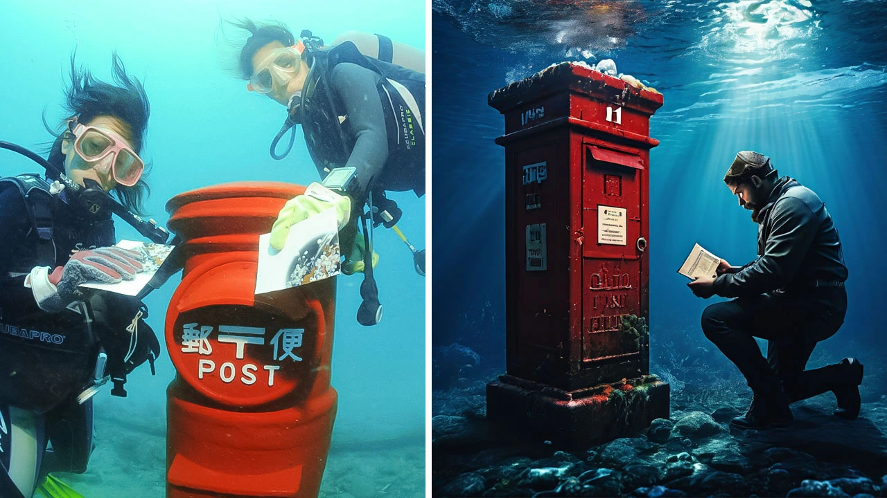 Underwater Post Box in Tamil